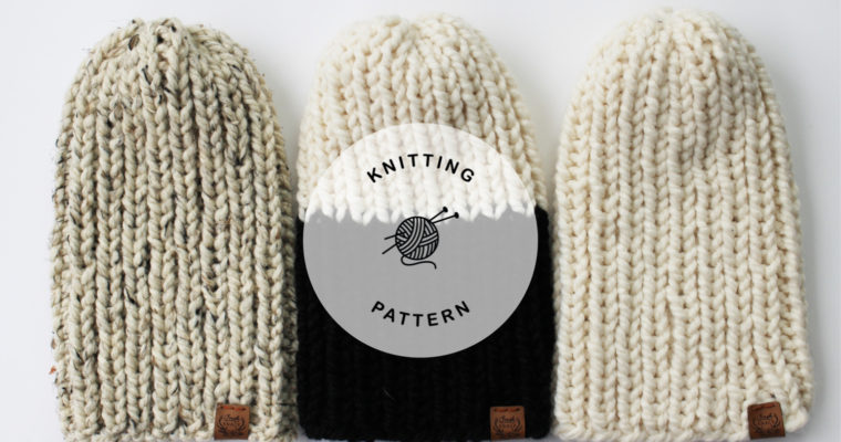 Free Knit Pattern // 2-Way Street Hat